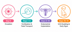 The Conception to Implantation Timeline: What Happens 1 Week Before Your Period?
