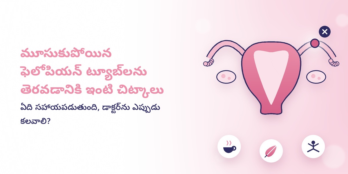 మూసుకుపోయిన ఫెలోపియన్ ట్యూబ్స్ తెరవడానికి ఇంటి చిట్కాలు – నిజమెంత?